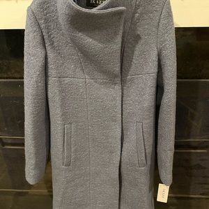 New with Tags Ikaz small periwinkle boucle walker coat. Gorgeous.